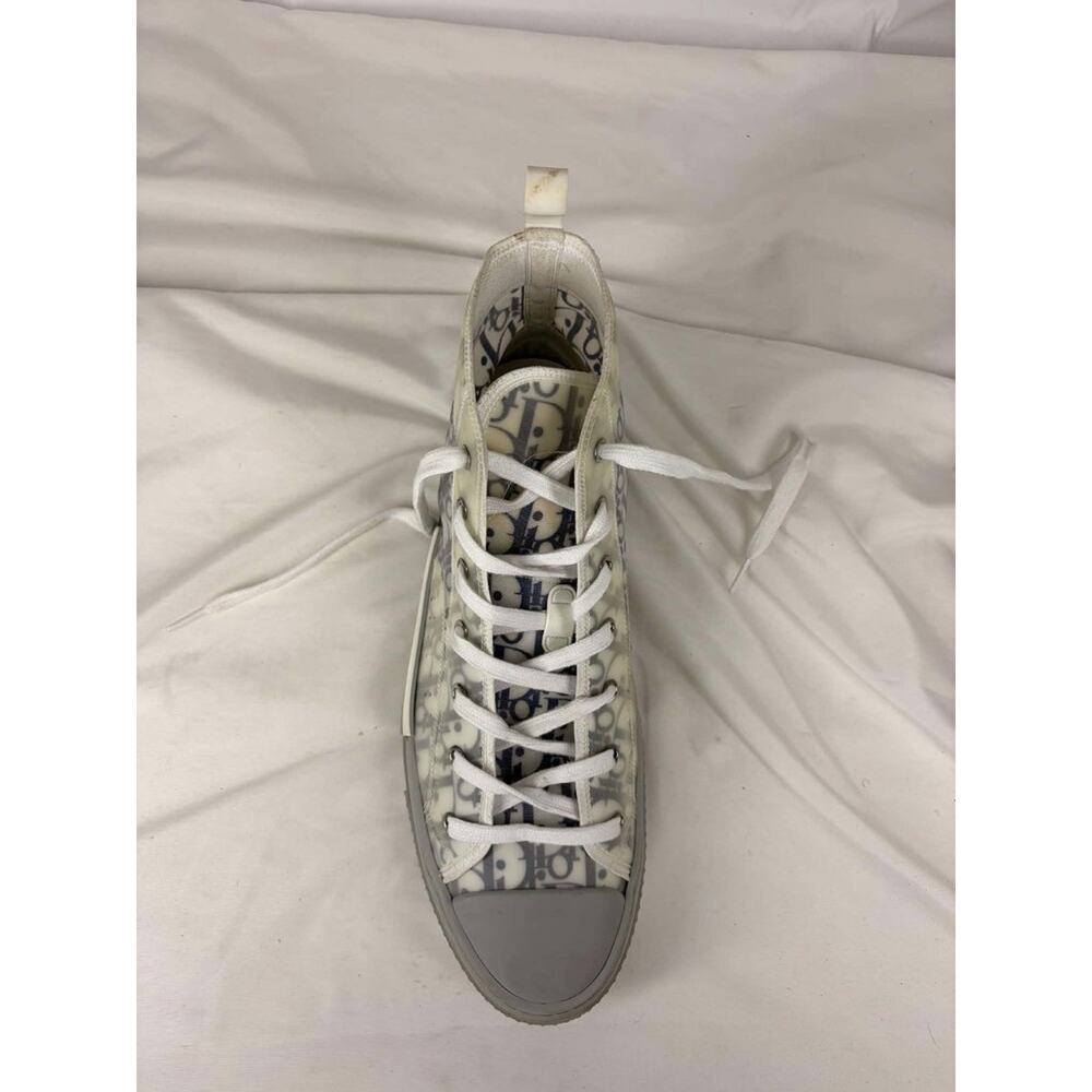 Dior B23 High Dior Oblique High Top Sneaker Blue Grey Mens US 14 SPB-EB 367939 - Picture 16 of 16
